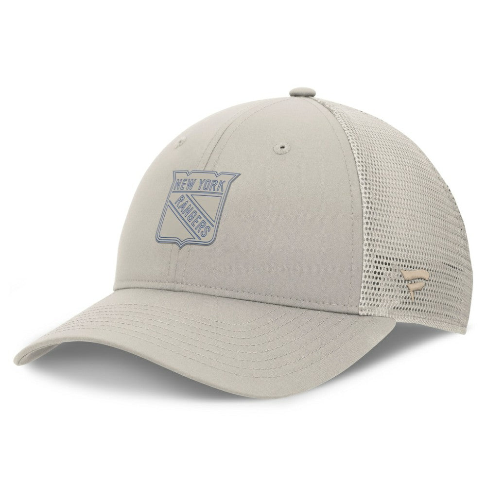 New York Rangers Fanatics Women's Authentic Pro Road Trucker Adjustable Hat