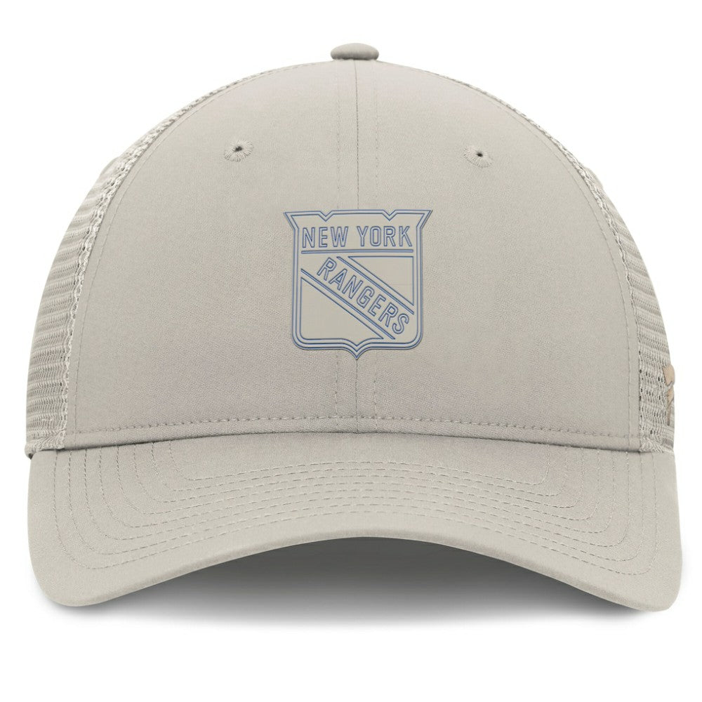 New York Rangers Fanatics Women's Authentic Pro Road Trucker Adjustable Hat