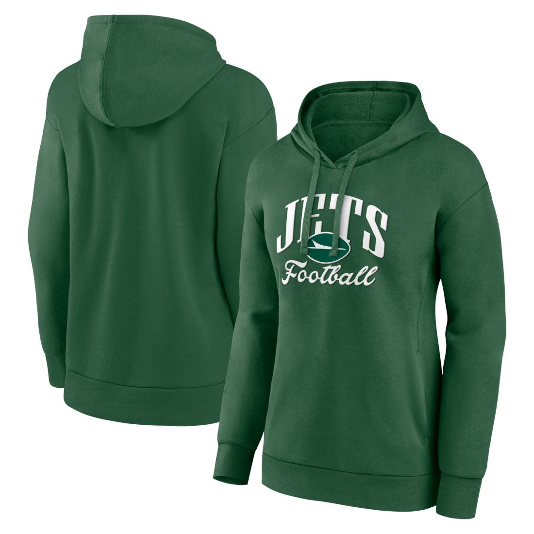 NFL New York Jets Women's Victory Script Pullover Hoodie