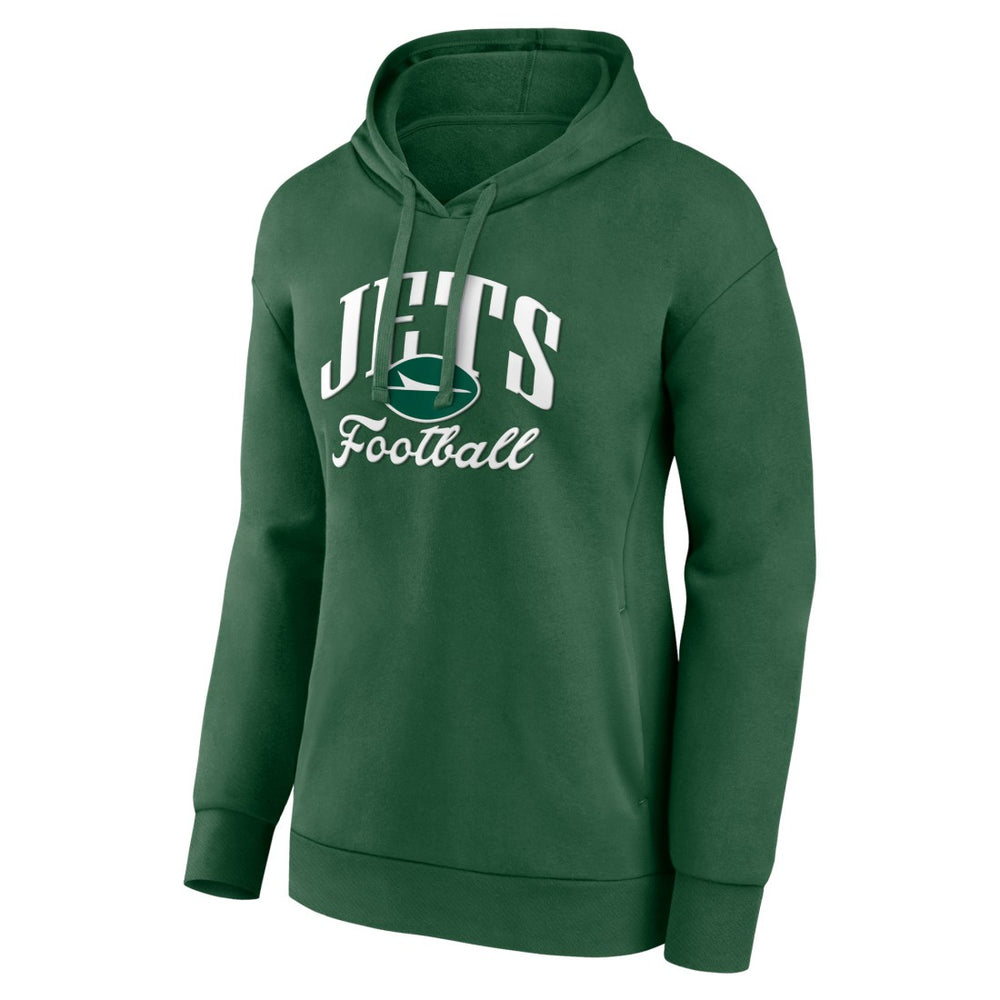 NFL New York Jets Women's Victory Script Pullover Hoodie