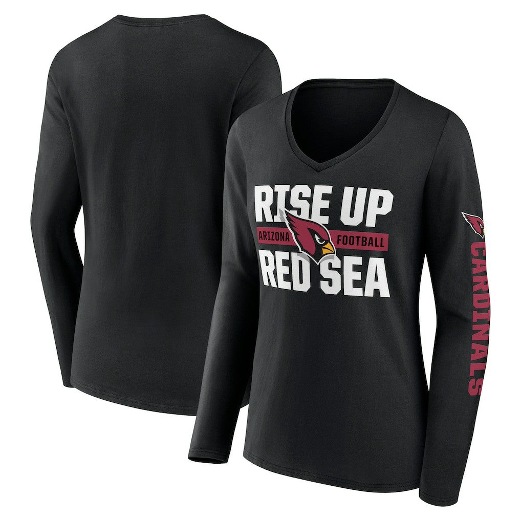 NFL Arizona Cardinals Hometown Sweep Long Sleeve V-Neck T-Shirt