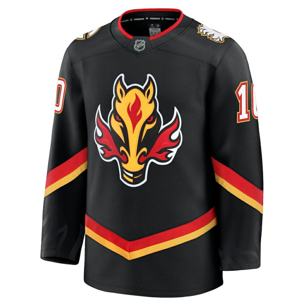 Jonathan Huberdeau Calgary Flames Fanatics Alternate Premium Jersey
