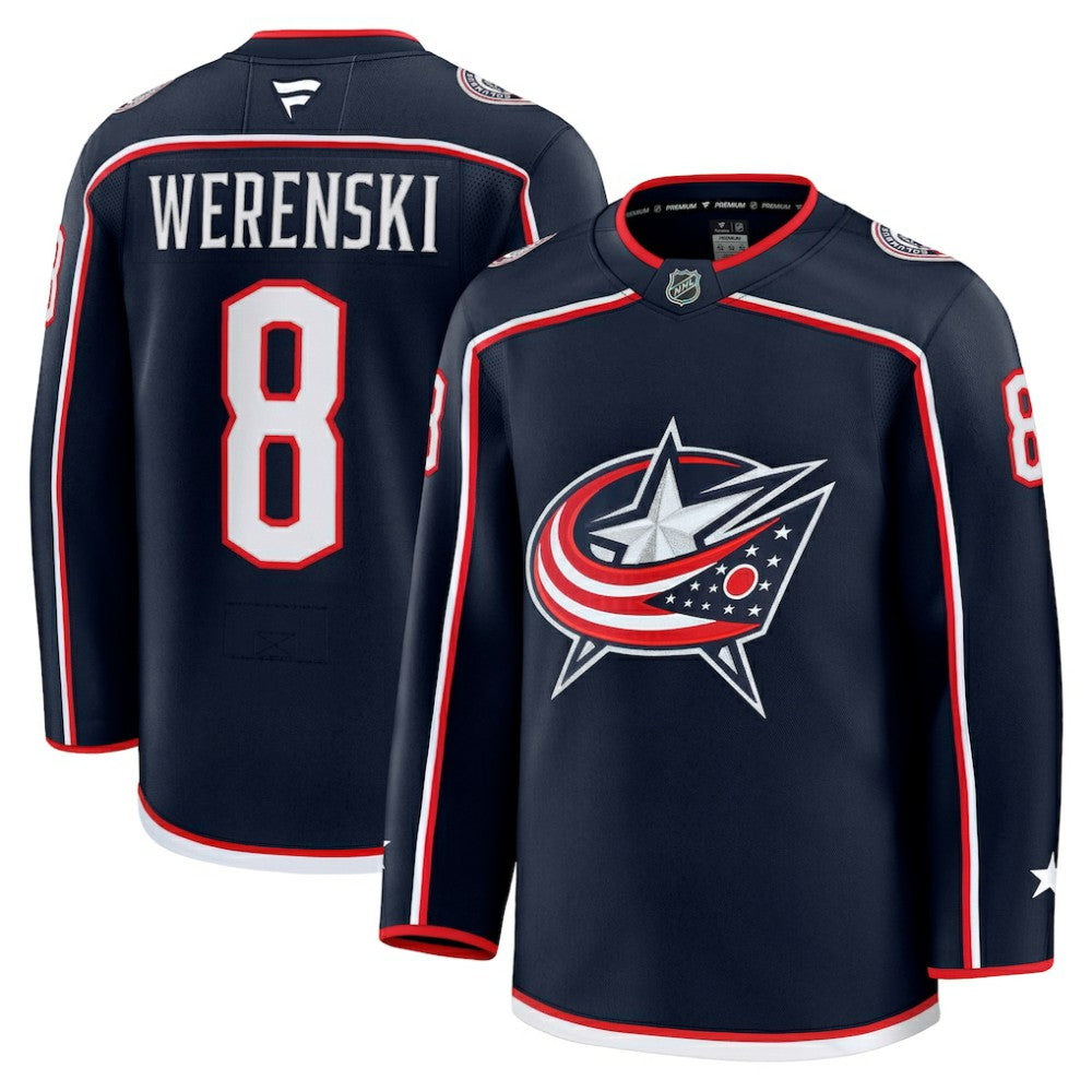 Zach Werenski Columbus Blue Jackets Fanatics Home Premium Jersey