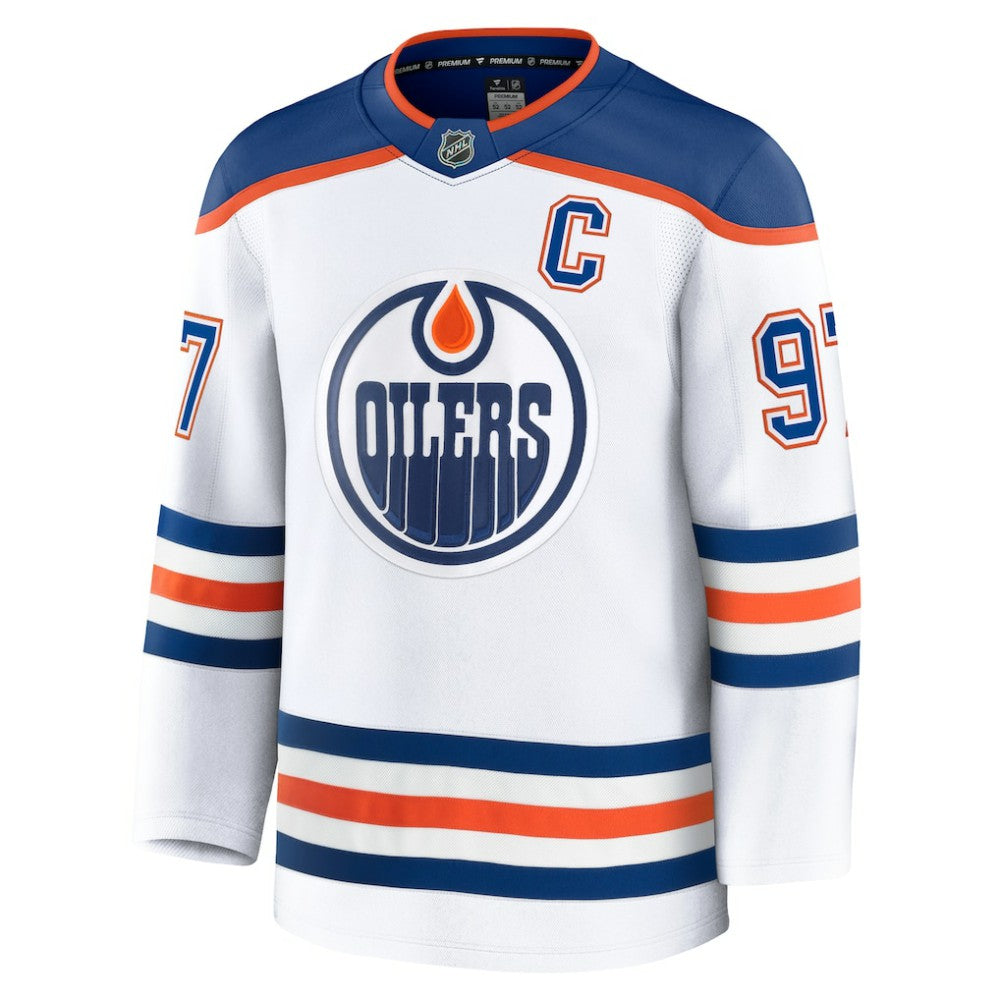 Connor McDavid Edmonton Oilers Fanatics Away Premium Jersey
