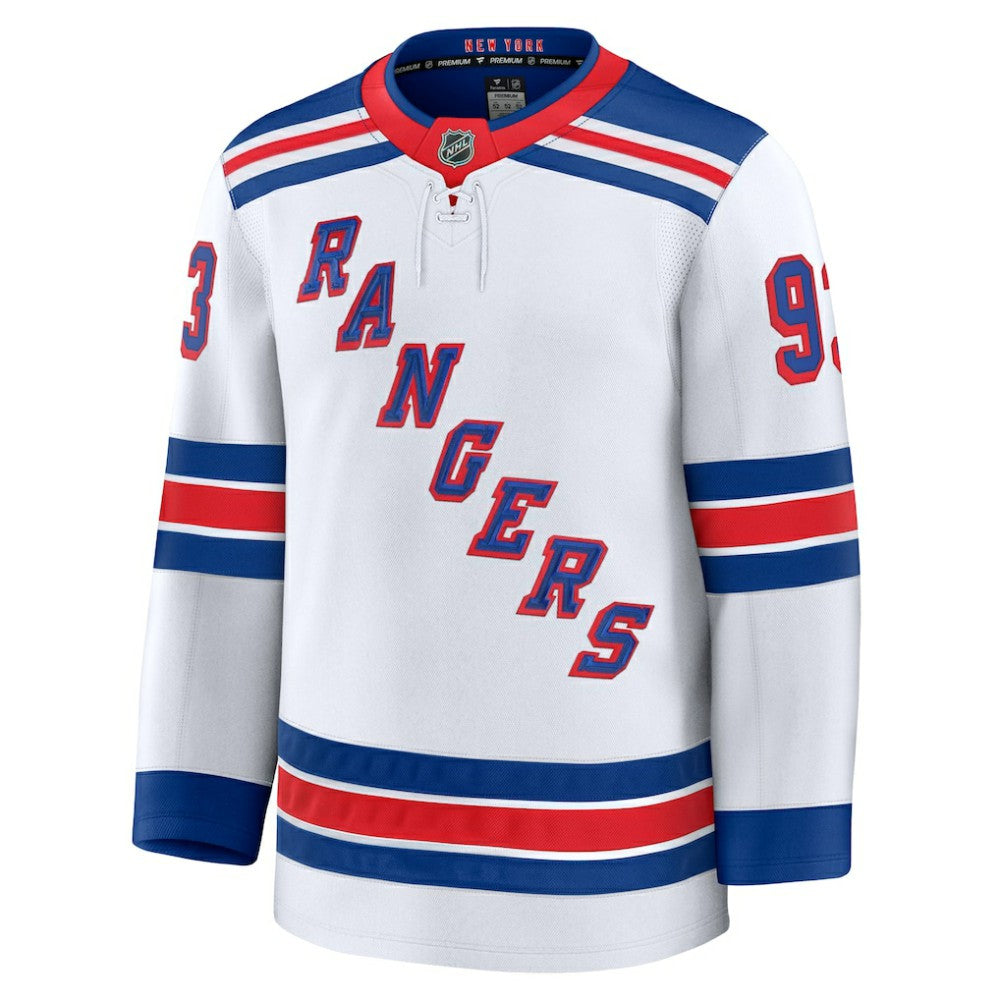 Mika Zibanejad New York Rangers Fanatics Away Premium Jersey