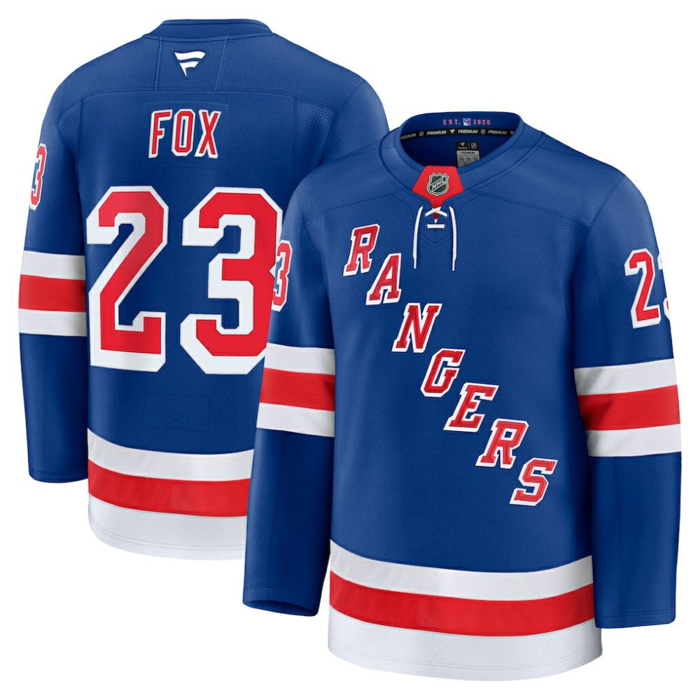 Adam Fox New York Rangers Fanatics Home Premium Jersey
