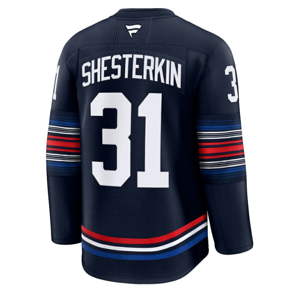 Igor Shesterkin New York Rangers Fanatics Alternate Premium Jersey