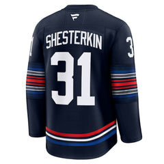 Igor Shesterkin New York Rangers Fanatics Alternate Premium Jersey