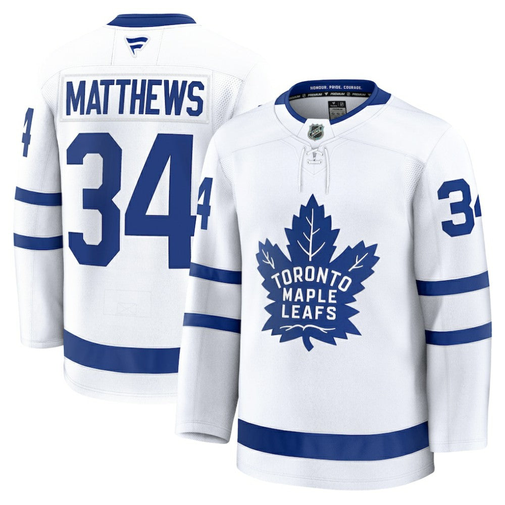 Auston Matthews Toronto Maple Leafs Fanatics Away Premium Jersey