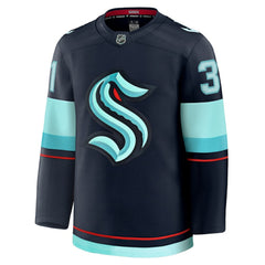 Philipp Grubauer Seattle Kraken Fanatics Home Premium Jersey