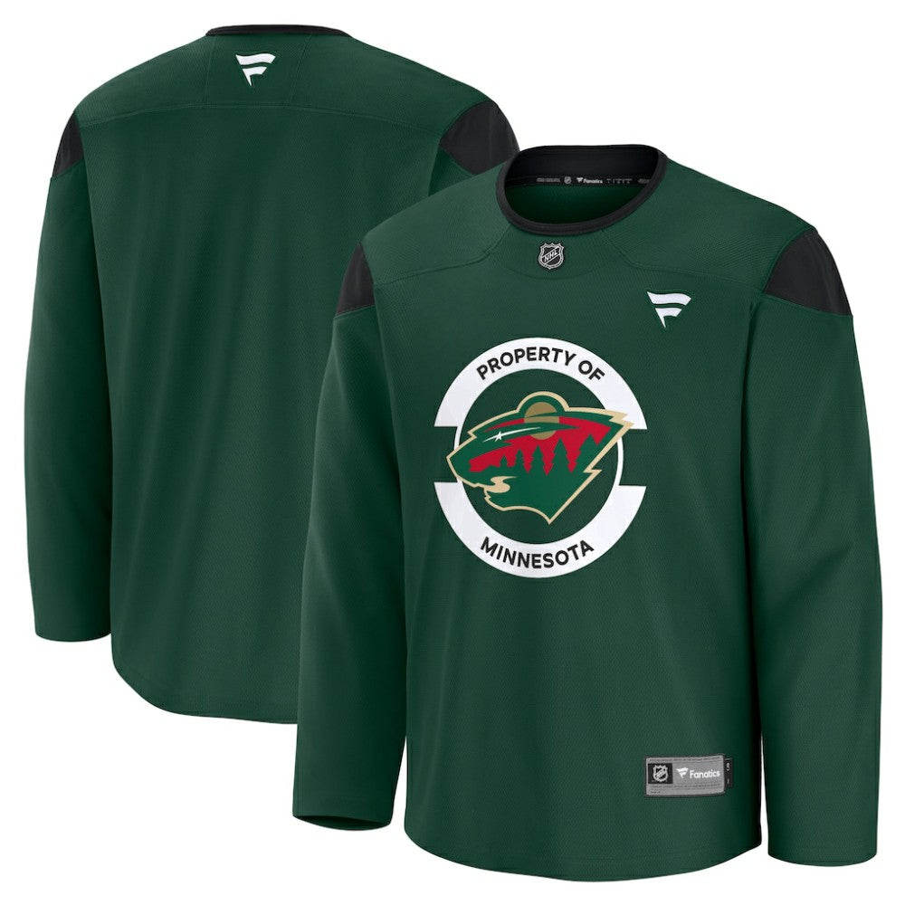 Minnesota Wild Fanatics Practice Jersey