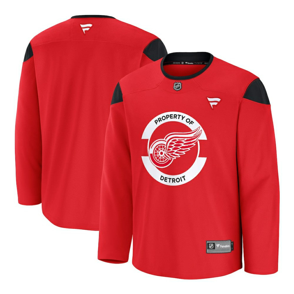 Detroit Red Wings Fanatics Practice Jersey