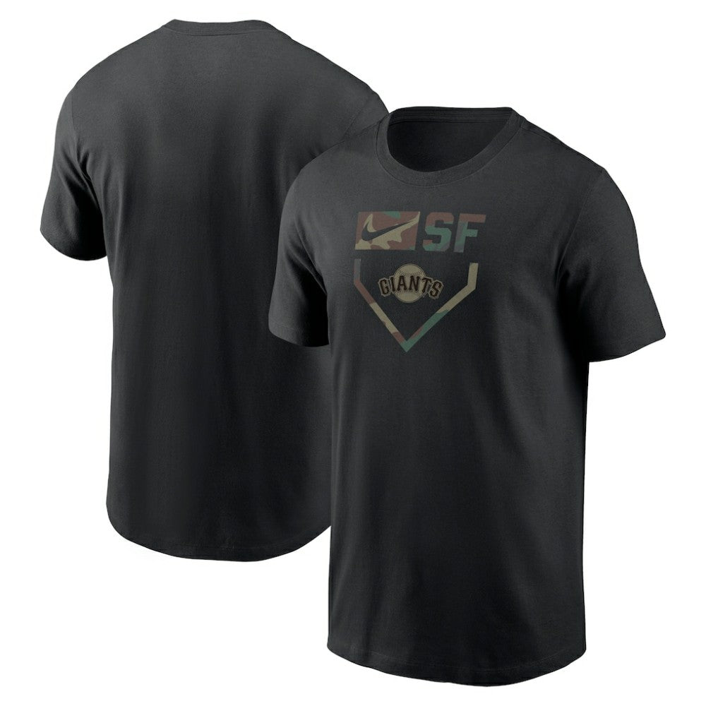 San Francisco Giants Camo T-Shirt - Black | Nike