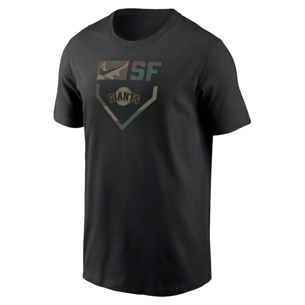 San Francisco Giants Camo T-Shirt - Black | Nike