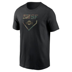 San Francisco Giants Camo T-Shirt - Black | Nike