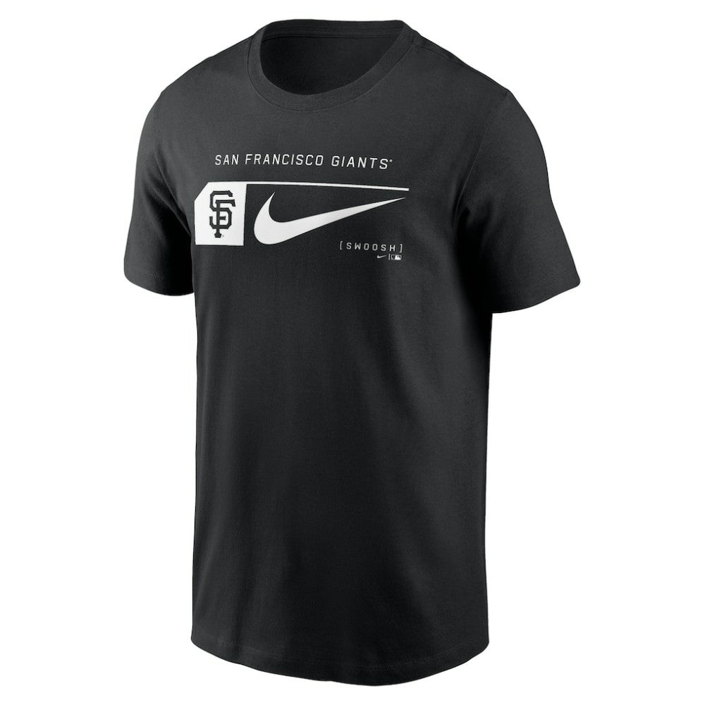 San Francisco Giants Fashion Graphic Swoosh T-Shirt - Black | Nike
