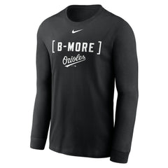 Baltimore Orioles Local Nickname Long Sleeve T-Shirt - Black | Nike