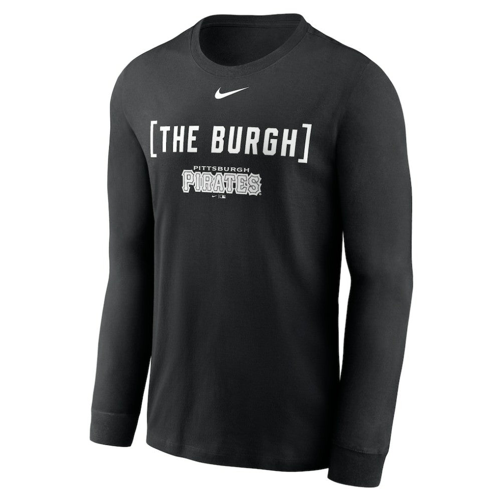 Pittsburgh Pirates Local Nickname Long Sleeve T-Shirt - Black | Nike