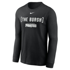 Pittsburgh Pirates Local Nickname Long Sleeve T-Shirt - Black | Nike