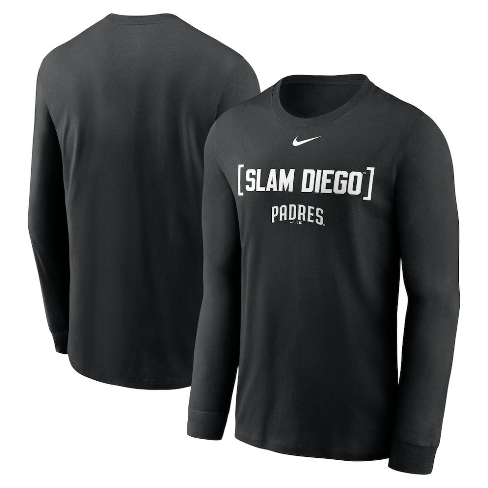 San Diego Padres Local Nickname Long Sleeve T-Shirt - Black | Nike