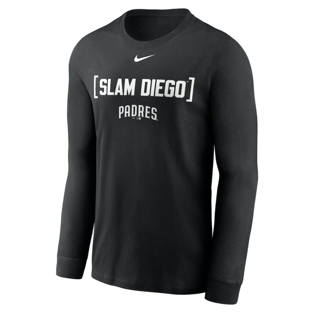 San Diego Padres Local Nickname Long Sleeve T-Shirt - Black | Nike