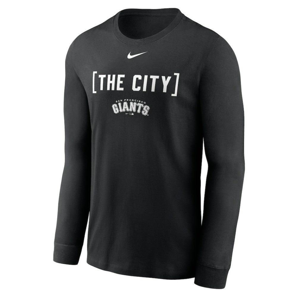 San Francisco Giants Local Nickname Long Sleeve T-Shirt - Black | Nike