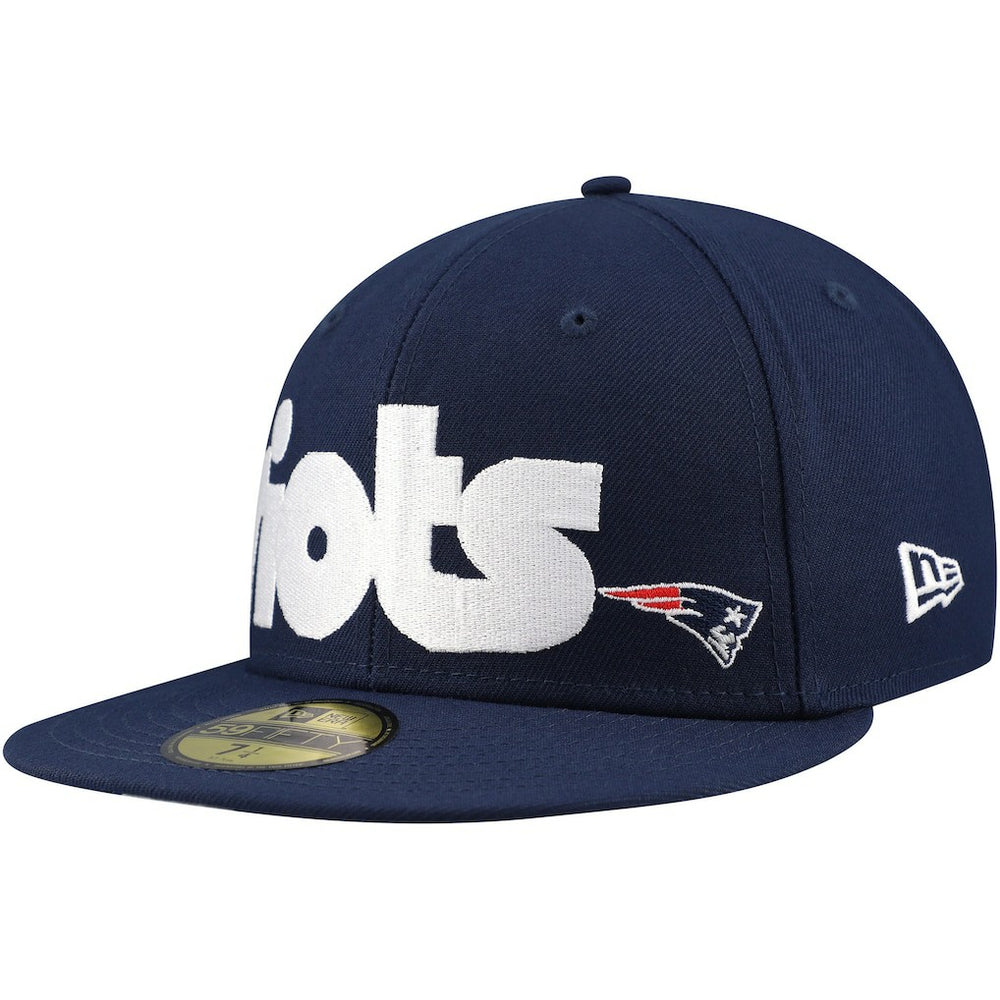NFL New England Patriots Checkered Undervisor 59FIFTY Fitted Hat
