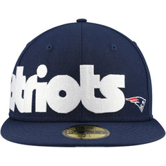 NFL New England Patriots Checkered Undervisor 59FIFTY Fitted Hat