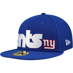 NFL New York Giants Checkered Undervisor 59FIFTY Fitted Hat