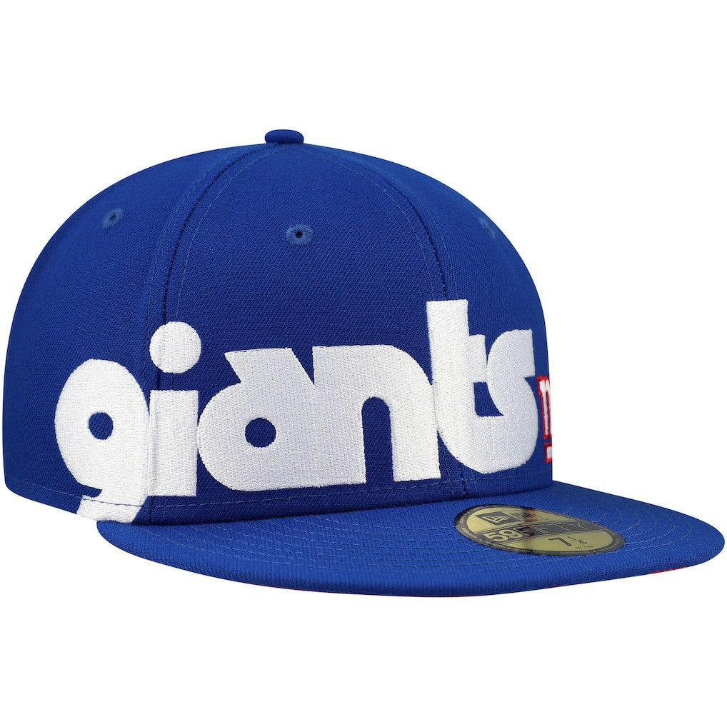 NFL New York Giants Checkered Undervisor 59FIFTY Fitted Hat