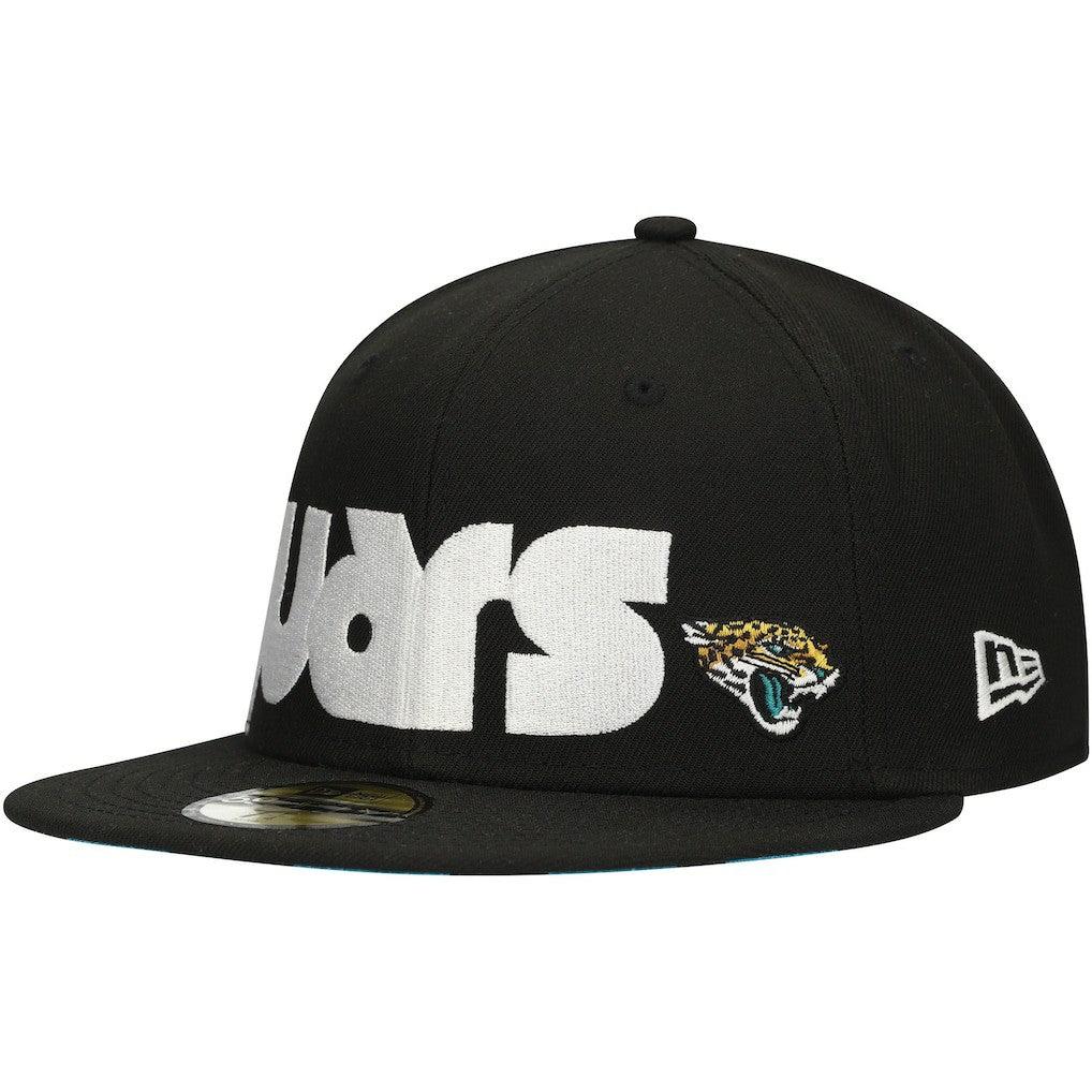 NFL Jacksonville Jaguars Checkered Undervisor 59FIFTY Fitted Hat