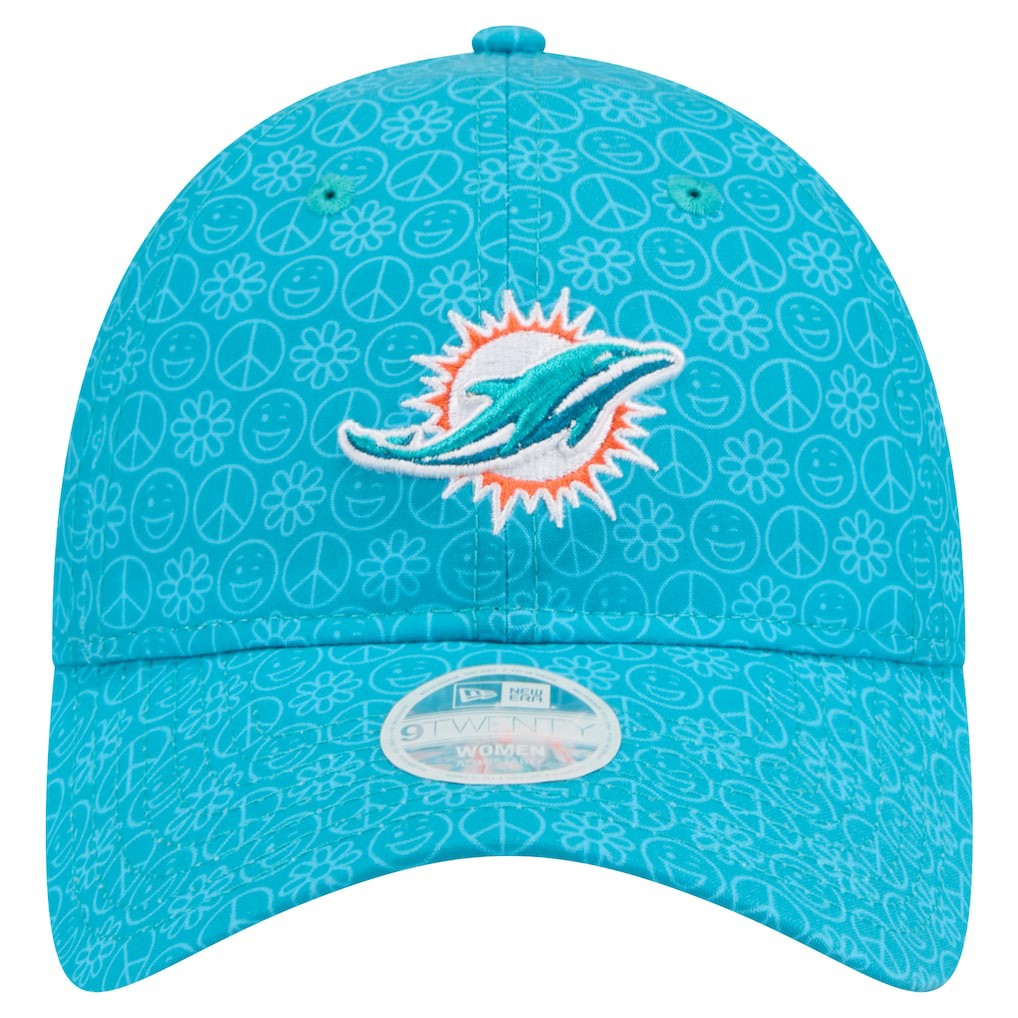 NFL Miami Dolphins Women's Smiley 9TWENTY Adjustable Hat