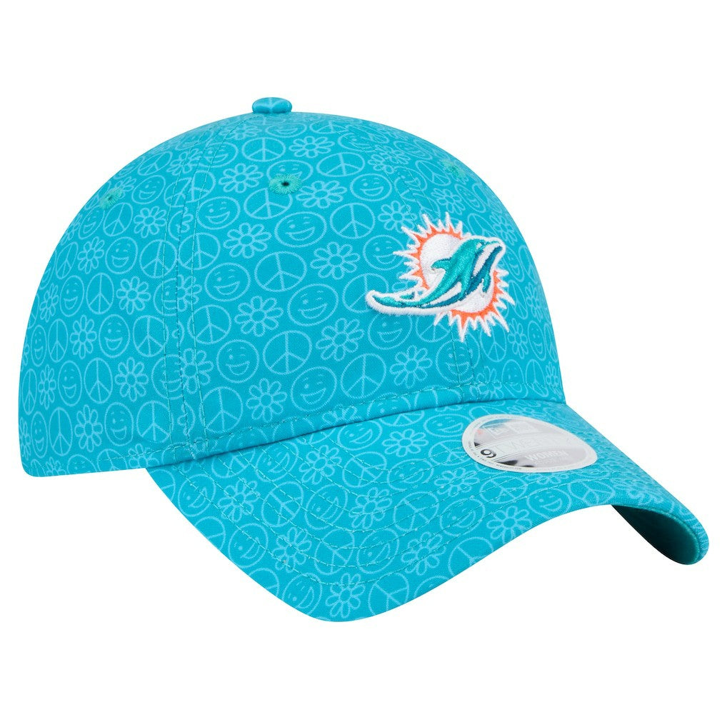 NFL Miami Dolphins Women's Smiley 9TWENTY Adjustable Hat