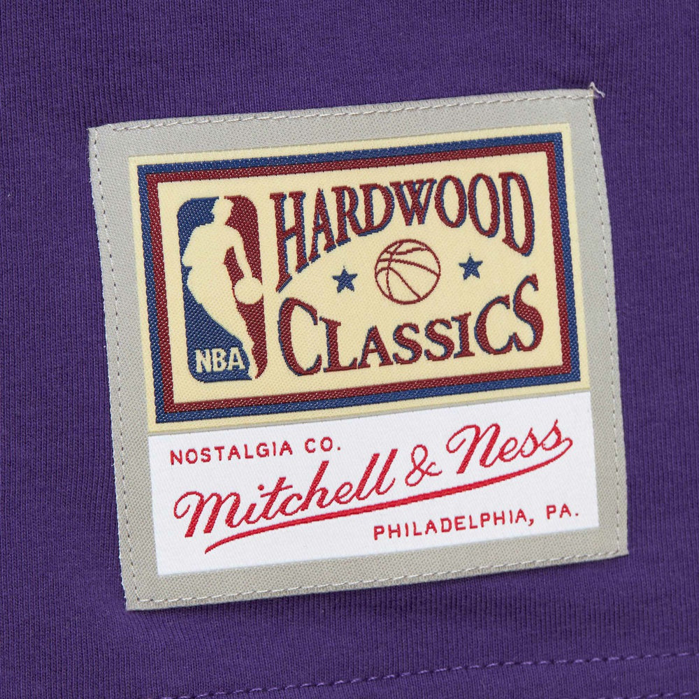 Utah Jazz Hardwood Classics Nights Premium T-Shirt - Purple | Mitchell & Ness discount