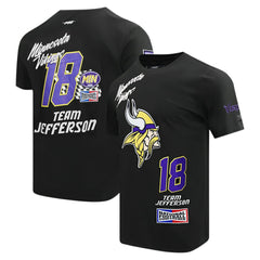 NFL Minnesota Vikings Justin Jefferson  Pro Standard Fast Lane Name & Number Player T-Shirt