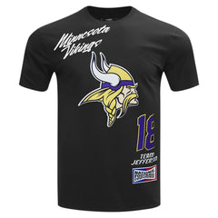 NFL Minnesota Vikings Justin Jefferson  Pro Standard Fast Lane Name & Number Player T-Shirt