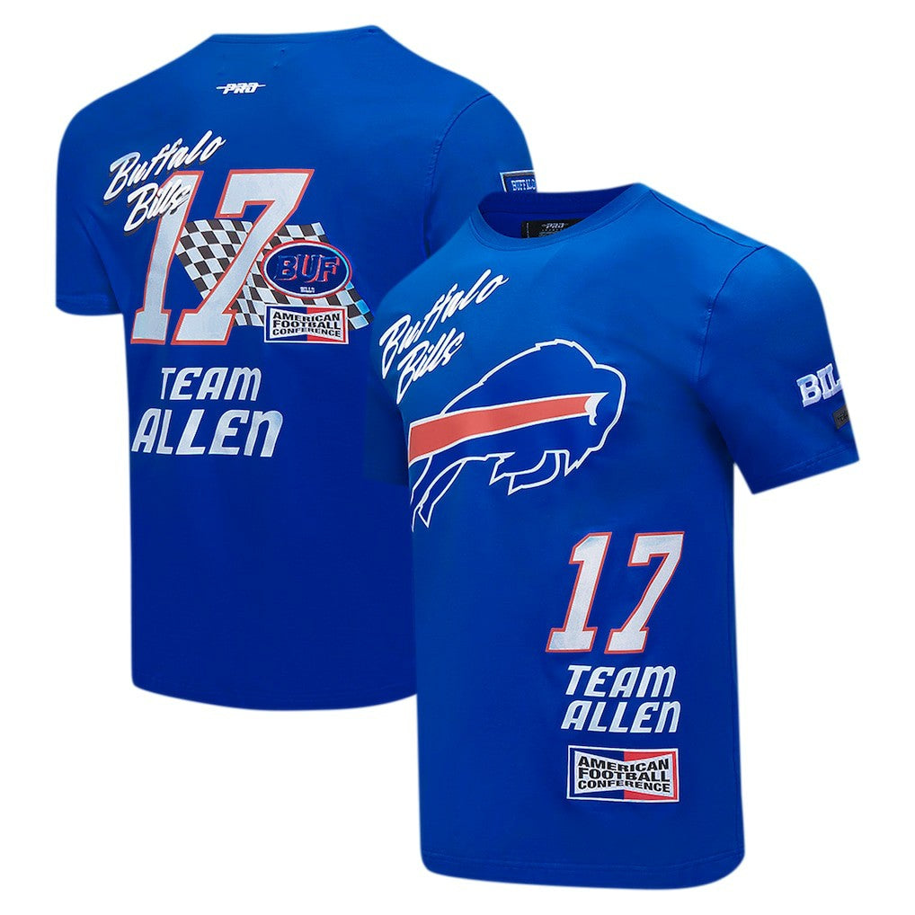 NFL Buffalo Bills Josh Allen  Pro Standard Fast Lane Name & Number Player T-Shirt
