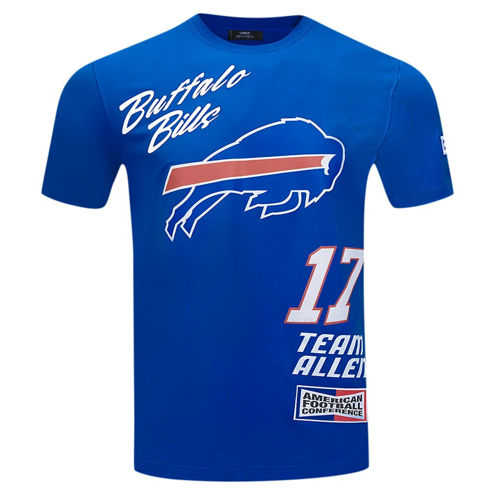 NFL Buffalo Bills Josh Allen  Pro Standard Fast Lane Name & Number Player T-Shirt
