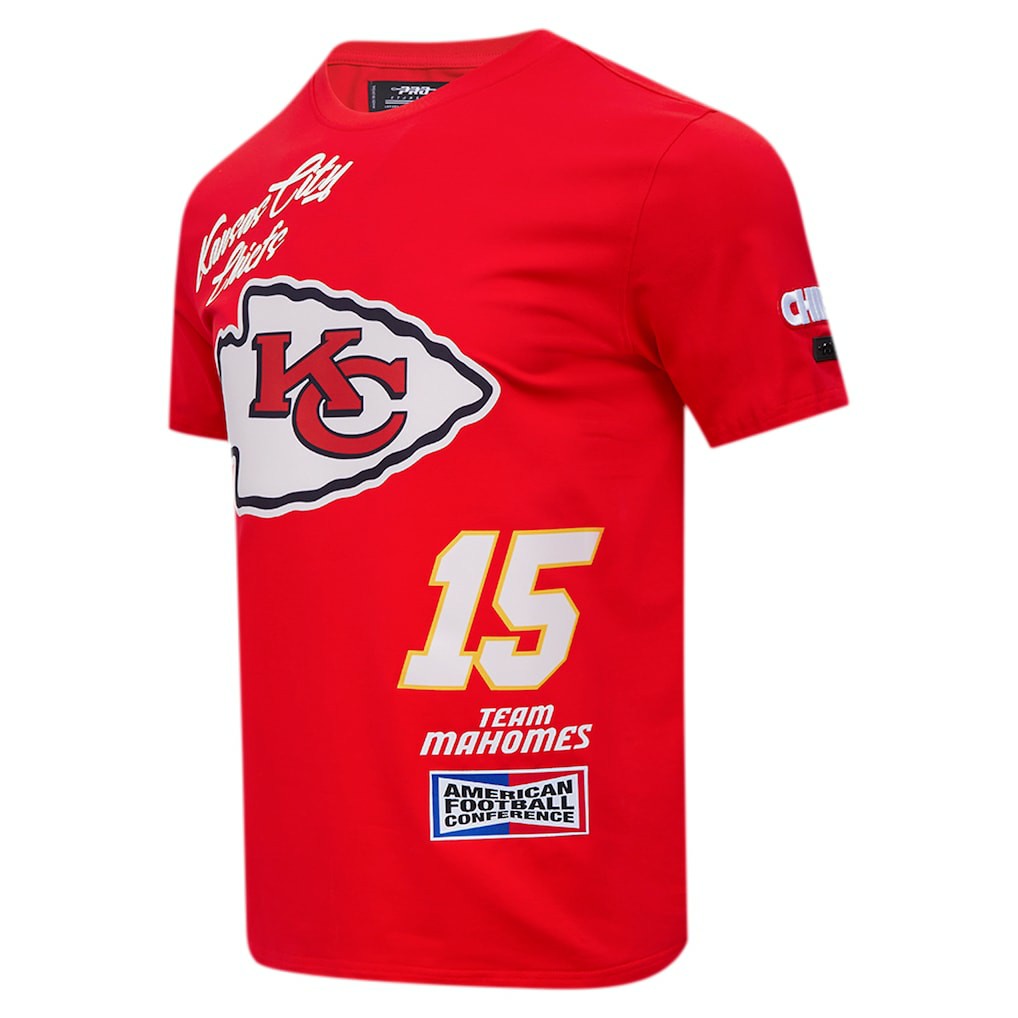 NFL Kansas City Chiefs Patrick Mahomes  Pro Standard Fast Lane Name & Number Player T-Shirt