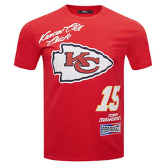 NFL Kansas City Chiefs Patrick Mahomes  Pro Standard Fast Lane Name & Number Player T-Shirt