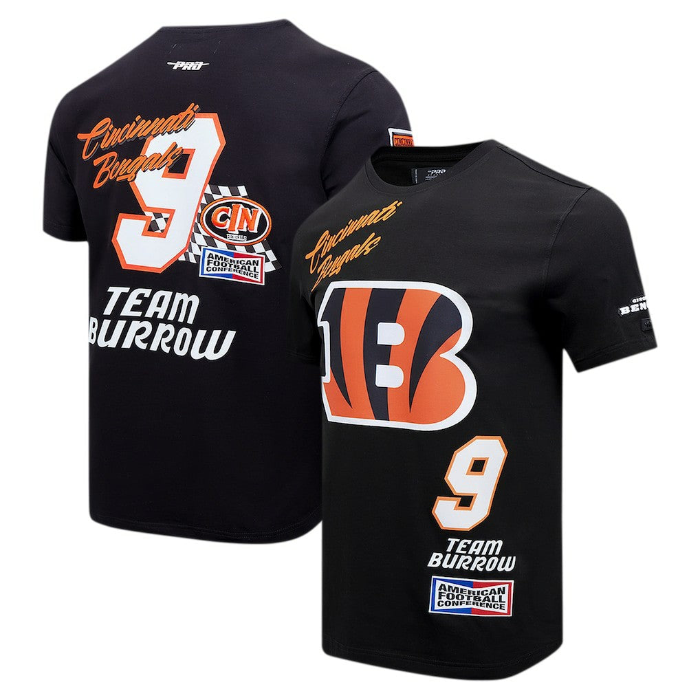 NFL Cincinnati Bengals Joe Burrow  Pro Standard Fast Lane Name & Number Player T-Shirt