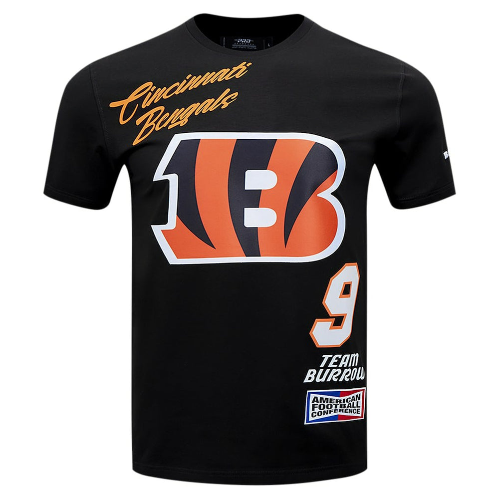 NFL Cincinnati Bengals Joe Burrow  Pro Standard Fast Lane Name & Number Player T-Shirt