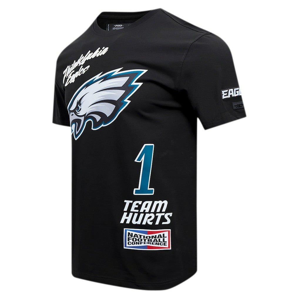 NFL Philadelphia Eagles Jalen Hurts  Pro Standard Fast Lane Name & Number Player T-Shirt