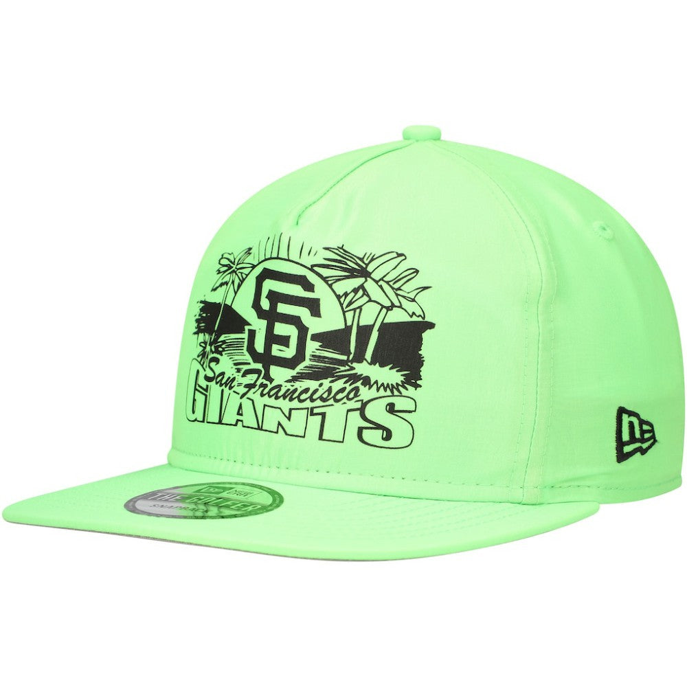 San Francisco Giants Neon Golfer Snapback Hat - Green | New Era