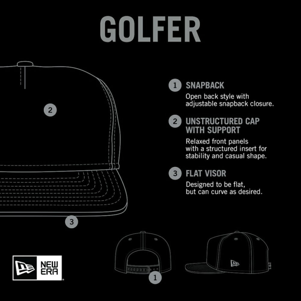 San Francisco Giants Neon Golfer Snapback Hat - Green | New Era