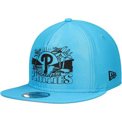 Philadelphia Phillies Neon Golfer Snapback Hat - Blue | New Era