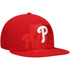 Philadelphia Phillies Shadow Logo 59FIFTY Fitted Hat - Red | New Era