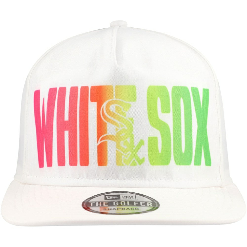 Chicago White Sox Spring Spectrum Golfer Snapback Hat - White | New Era