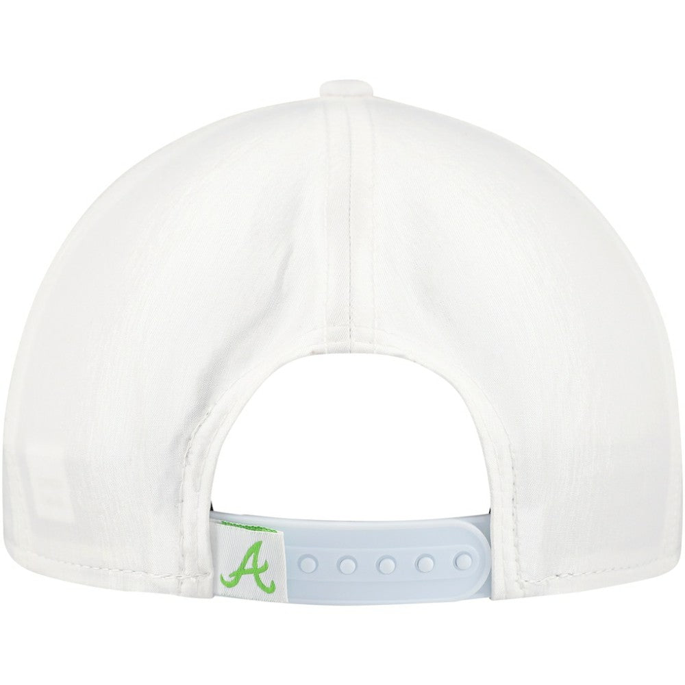 Atlanta Braves Spring Spectrum Golfer Snapback Hat - White | New Era