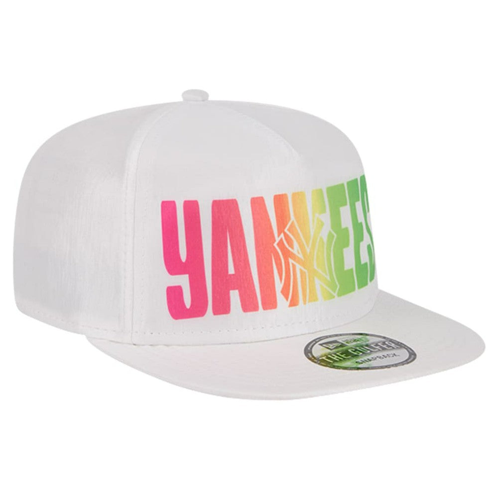 New York Yankees Spring Spectrum Golfer Snapback Hat - White | New Era